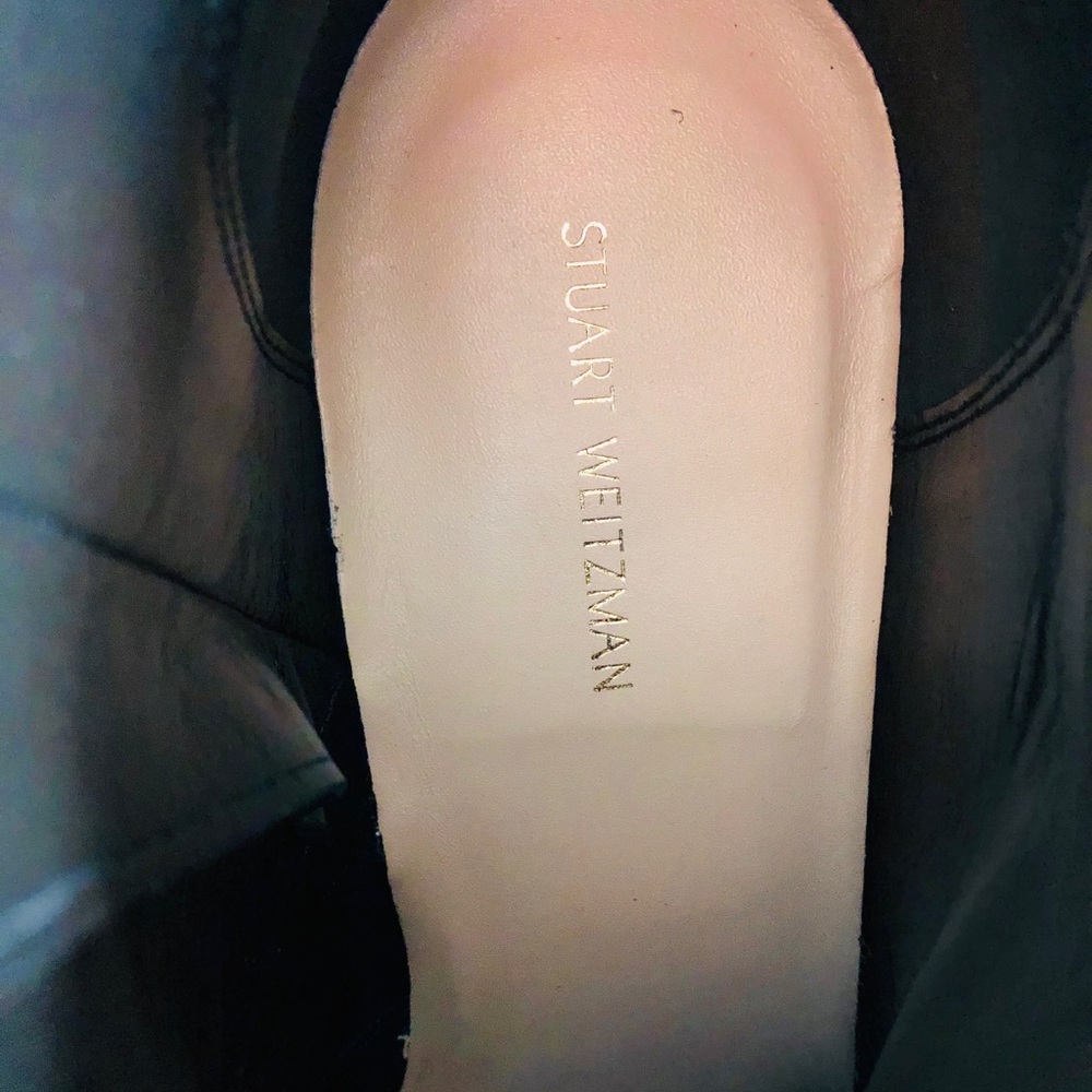Stuart Weitzman Zepher Suede Ankle Bootie Boots - Picture 9 of 14